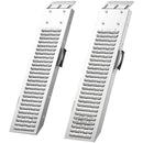 VEVOR piekabes uzbrauktuves, 2 gab., 985 × 225 mm, tērauda uzbraukšanas rampas ar neslīdošu virsmu, kravnesība 544 kg, motocikliem, zāles pļāvējiem, traktoriem un ratiem
