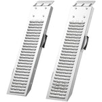 VEVOR piekabes uzbrauktuves, 2 gab., 985 × 225 mm, tērauda uzbraukšanas rampas ar neslīdošu virsmu, kravnesība 544 kg, motocikliem, zāles pļāvējiem, traktoriem un ratiem