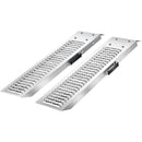 VEVOR piekabes uzbrauktuves, 2 gab., 985 × 225 mm, tērauda uzbraukšanas rampas ar neslīdošu virsmu, kravnesība 544 kg, motocikliem, zāles pļāvējiem, traktoriem un ratiem