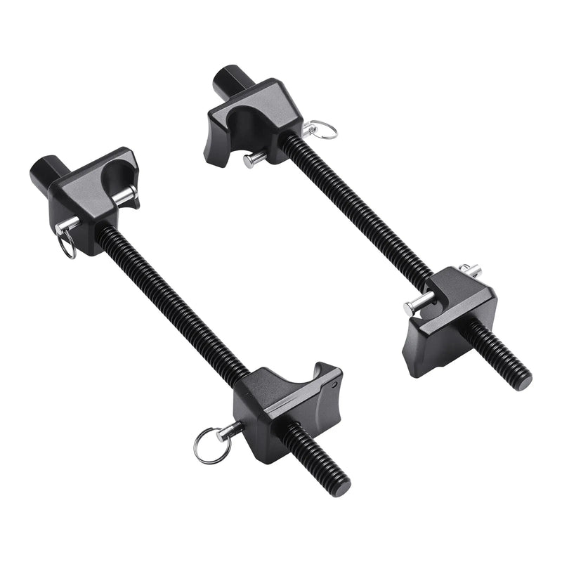 VEVOR spirālatsperu kompresoru komplekts (2 gab.), smagās slodzes atsperu kompresors ar 256 mm darba diapazonu, saderīgs ar 22 mm sešstūra uzgaļu ligzdām, piemērots vieglajām automašīnām, kravas auto un motocikliem, melnā krāsā