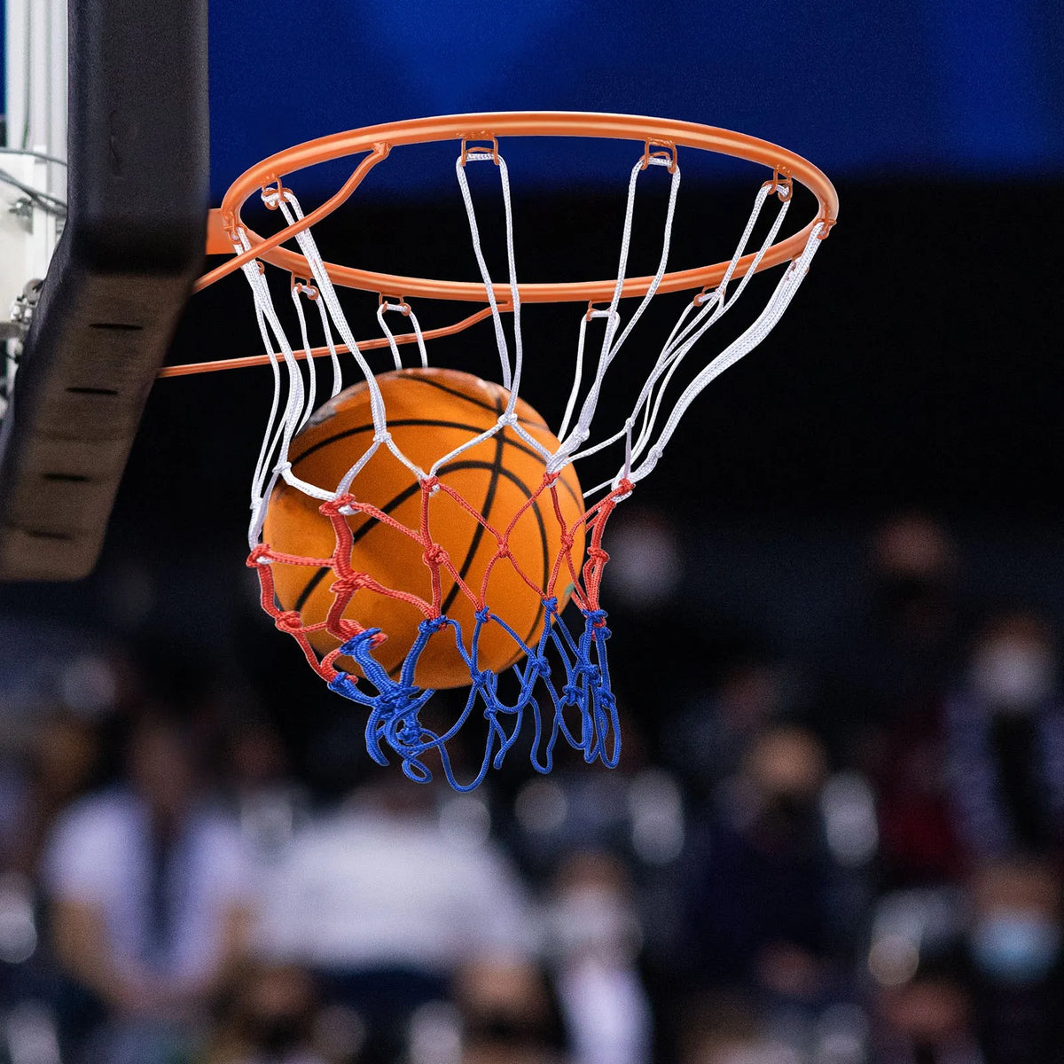 VEVOR basketbola stīpa, pie sienas vai durvīm montējams basketbola grozs, izturīga Q235 tērauda elastīgā stīpa ar tīklu, standarta 45,7 cm iekštelpu un āra piekaramais basketbola grozs bērniem un pieaugušajiem