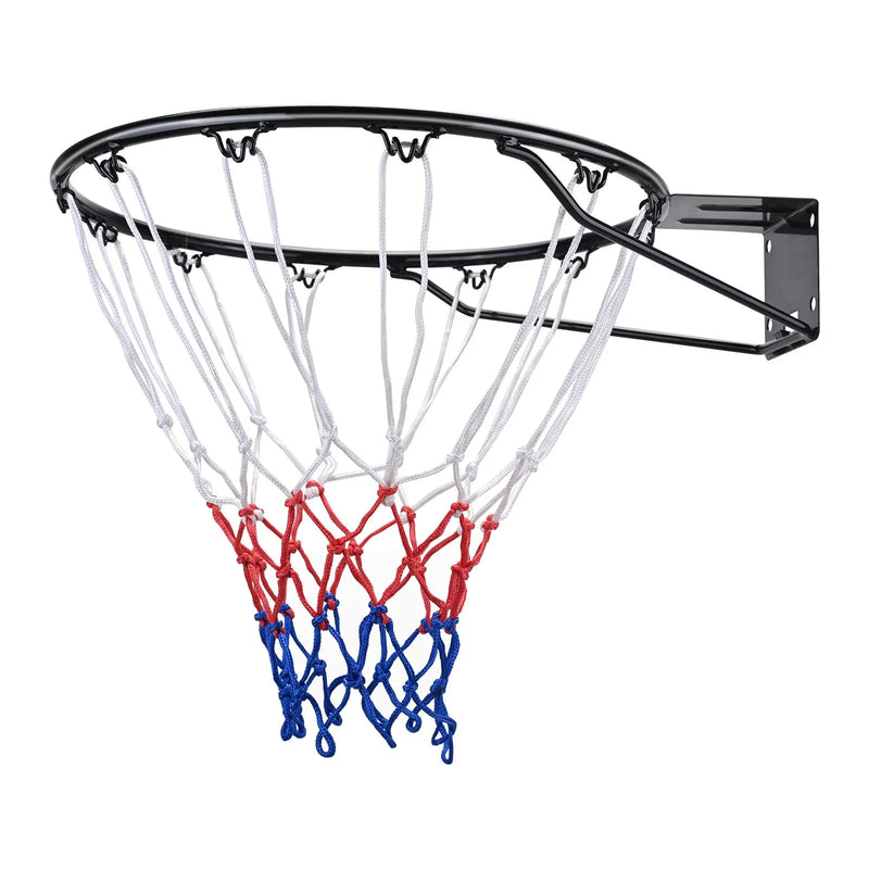 VEVOR basketbola groza stīpa sienas vai durvju montāžai, pastiprināta Q235 tērauda konstrukcija ar dubulto atsperi un tīklu, Ø457 mm standarta grozs lietošanai telpās un ārā, piemērots bērniem un pieaugušajiem