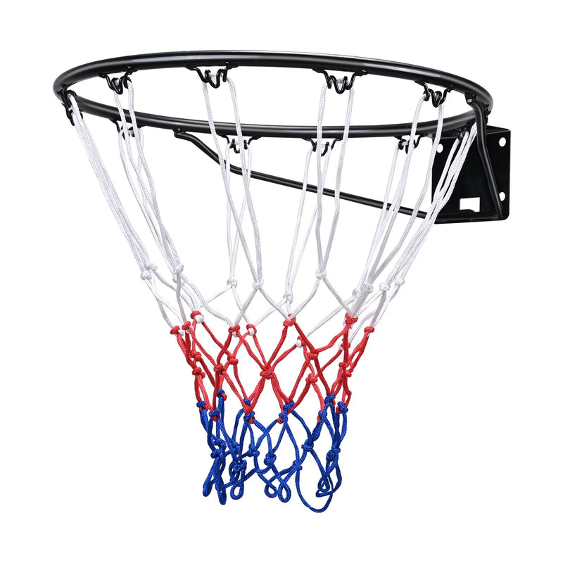 VEVOR basketbola groza stīpa sienas vai durvju montāžai, pastiprināta Q235 tērauda konstrukcija ar dubulto atsperi un tīklu, Ø457 mm standarta grozs lietošanai telpās un ārā, piemērots bērniem un pieaugušajiem