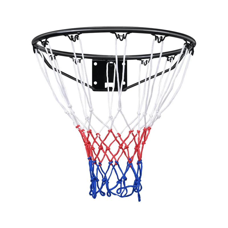 VEVOR basketbola groza stīpa sienas vai durvju montāžai, pastiprināta Q235 tērauda konstrukcija ar dubulto atsperi un tīklu, Ø457 mm standarta grozs lietošanai telpās un ārā, piemērots bērniem un pieaugušajiem