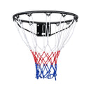 VEVOR basketbola groza stīpa sienas vai durvju montāžai, pastiprināta Q235 tērauda konstrukcija ar dubulto atsperi un tīklu, Ø457 mm standarta grozs lietošanai telpās un ārā, piemērots bērniem un pieaugušajiem