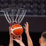 VEVOR basketbola groza stīpa sienas vai durvju montāžai, pastiprināta Q235 tērauda konstrukcija ar dubulto atsperi un tīklu, Ø457 mm standarta grozs lietošanai telpās un ārā, piemērots bērniem un pieaugušajiem