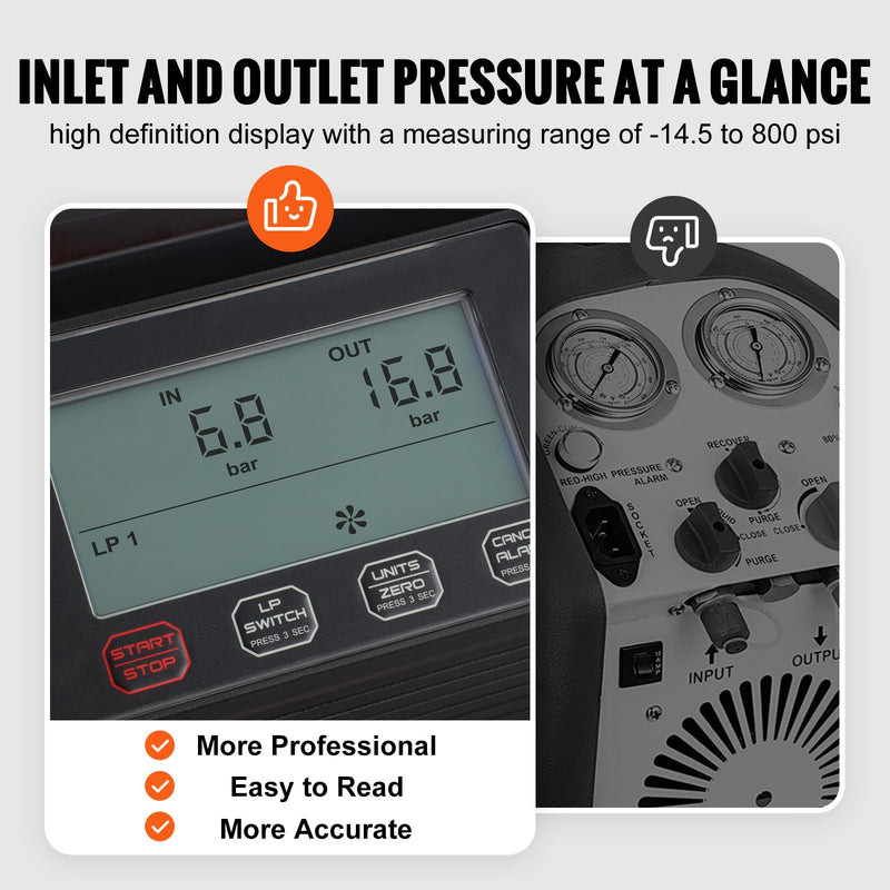 VEVOR Heat Recovery Unit 1 HP двухцилиндровый безуглеродный портативный кондиционер