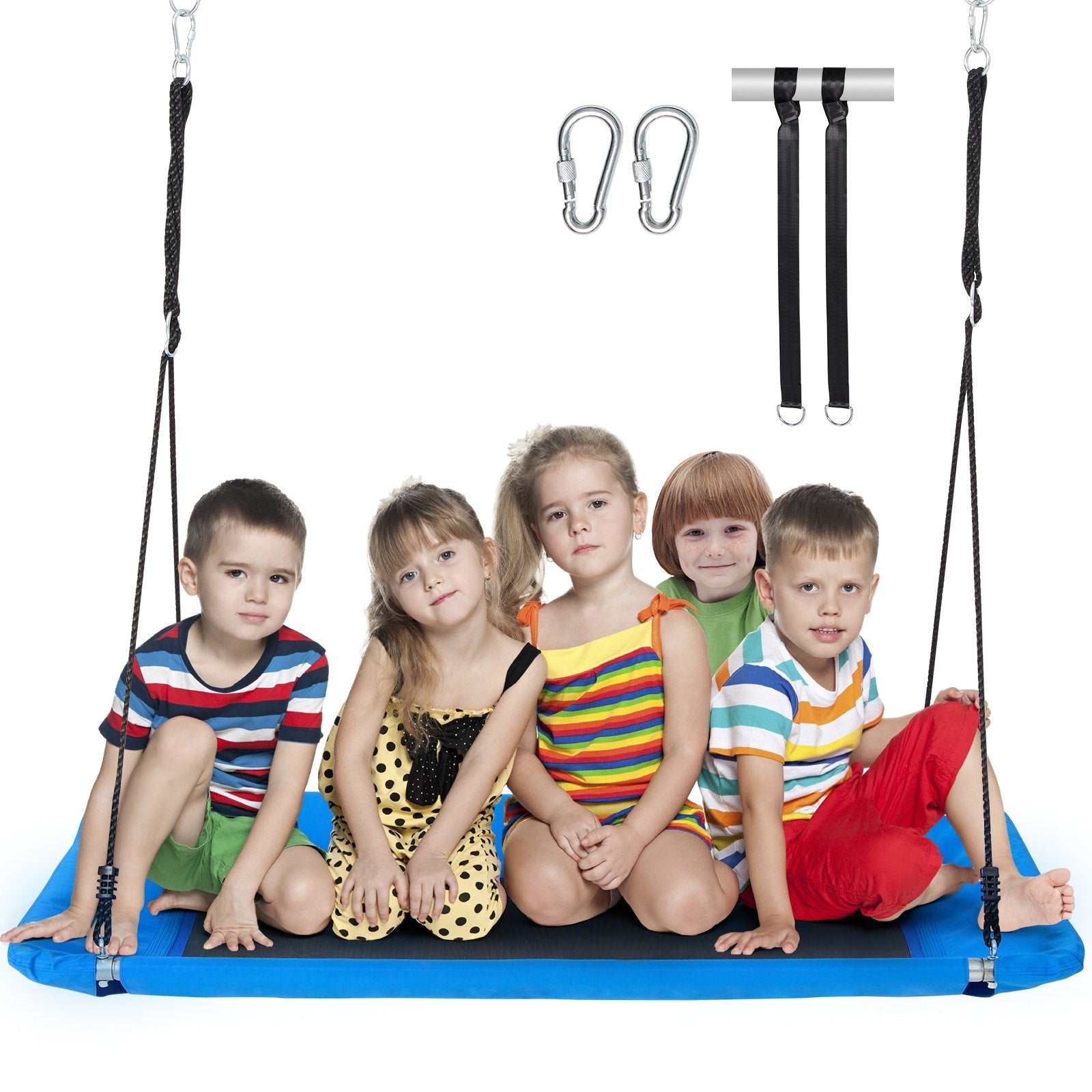 VEVOR 152 cm platformas šūpoles bērniem, celtspēja 318 kg
