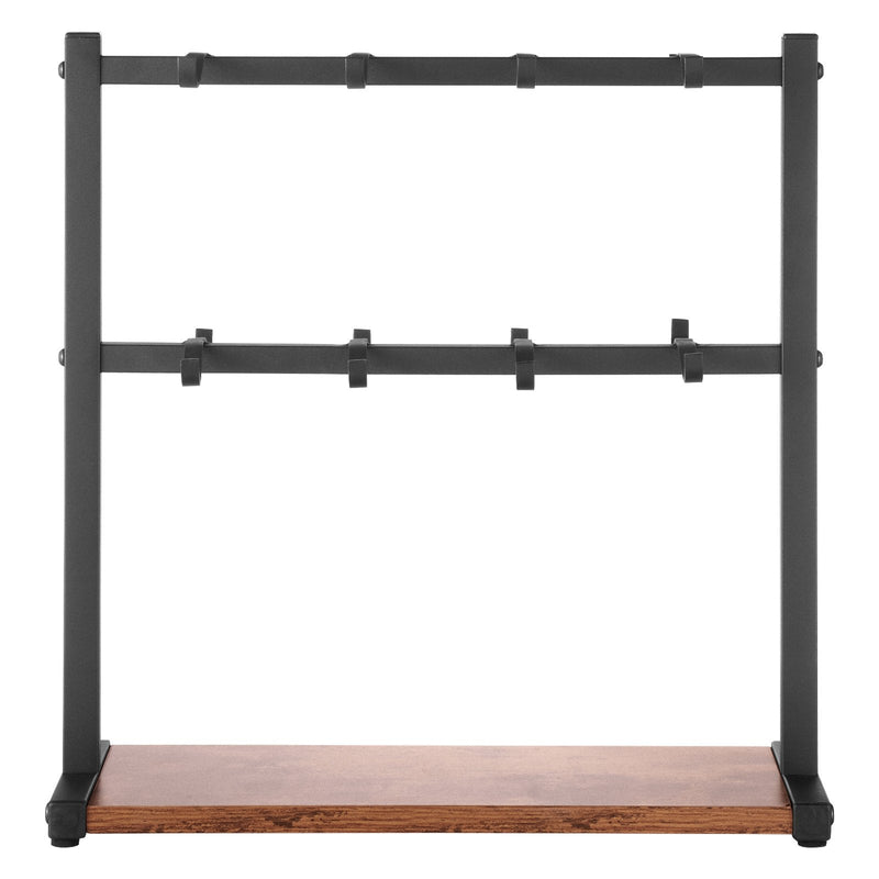 VEVOR Krūžu turētājs ar 16 āķiem un koka uzglabāšanas bāzi