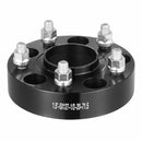 38 mm distanceri (5×127 mm), foršēti riteņu adapteri, 4 gab., melni