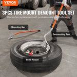 Kravas automobiļu riepu montāžas/demontāžas instruments – piemērots 571–622 mm riepām, radiālām, diagonālām un bezkameru riepām