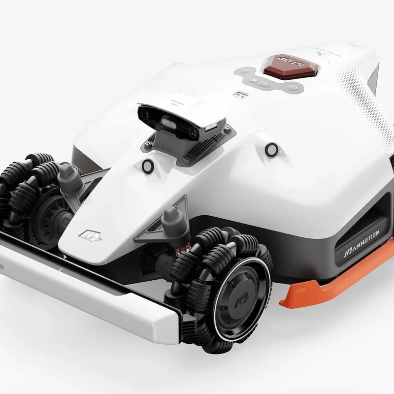 Iepriekšpasūtīšana_10000m²_LUBA 2 AWD 10000X: robotizēts zāles pļāvējs bez perimetra vada