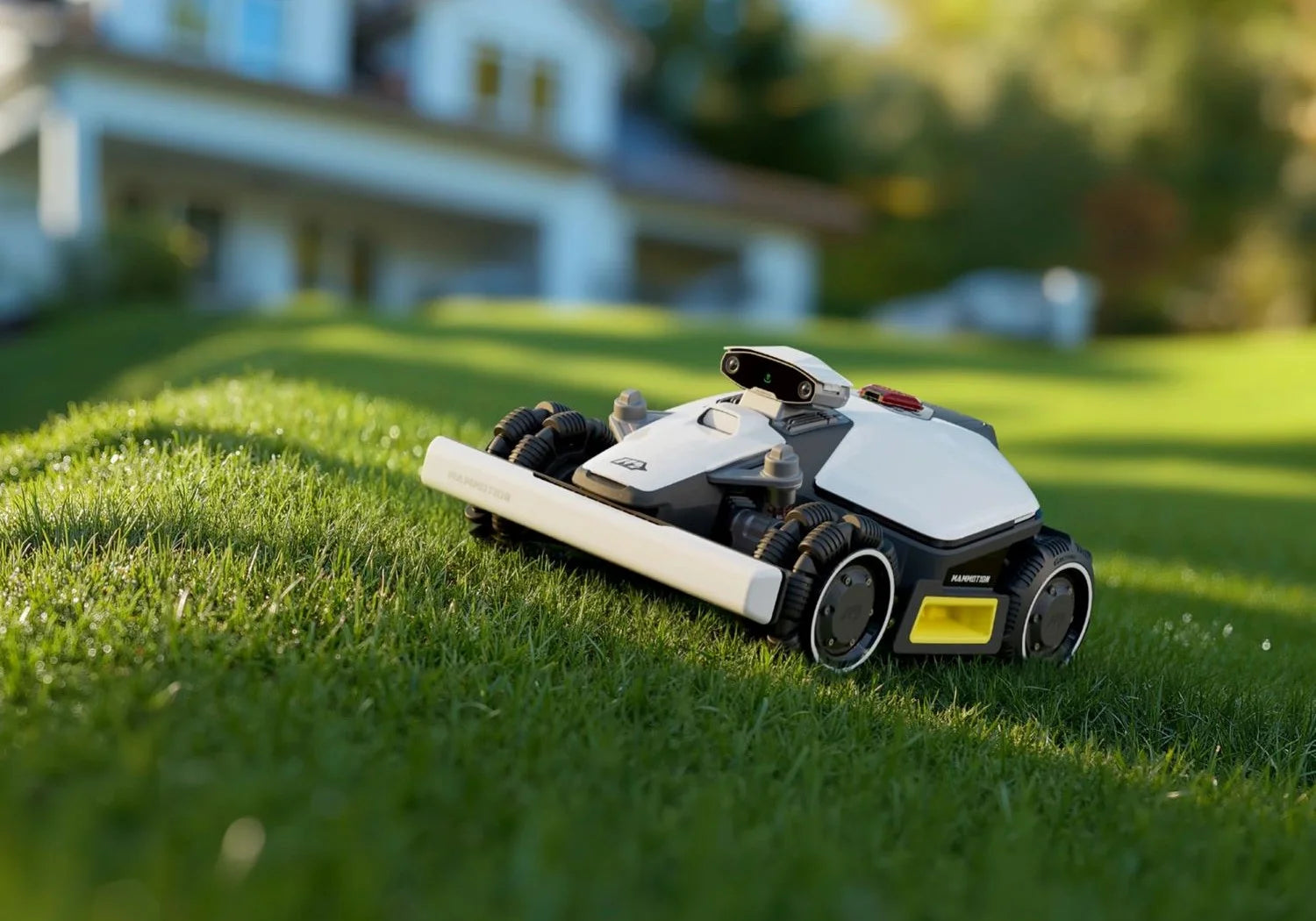 1500 m²_MAMMOTION LUBA bezvadu robotizētais zāles pļāvējs līdz 1500 m², ar AWD piedziņu, LiDAR un AI kamerām