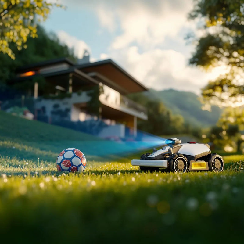 1500 m²_MAMMOTION LUBA mini 2 AWD 1500 bezvadu robotizētais zāles pļāvējs līdz 1500 m², ar AWD piedziņu, LiDAR un AI kamerām