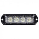 KAMAR LED strobo brīdinājuma lampa LW0025-ALR-1 12 W 12/24 V IP67 oranža ar 4 LED un ECE R65/R10 sertifikāciju