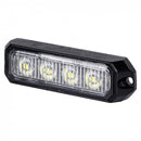 KAMAR LED strobo brīdinājuma lampa LW0025-ALR-1 12 W 12/24 V IP67 oranža ar 4 LED un ECE R65/R10 sertifikāciju