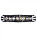 KAMAR LW0038-2 LED strobo brīdinājuma lampa 20 W 12/24 V IP67 oranža ar 6 LED un ECE R65/R10