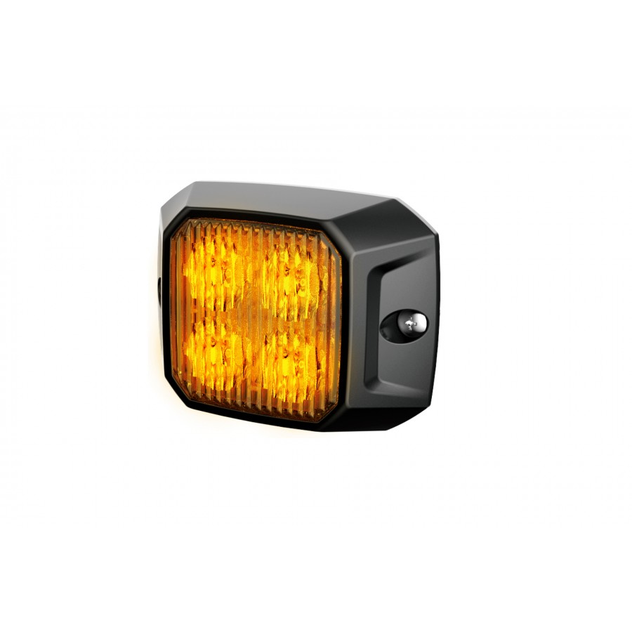 KAMAR 10W LED strobo lampa LW0043, R10/R65 XA2, 12/24V, oranža