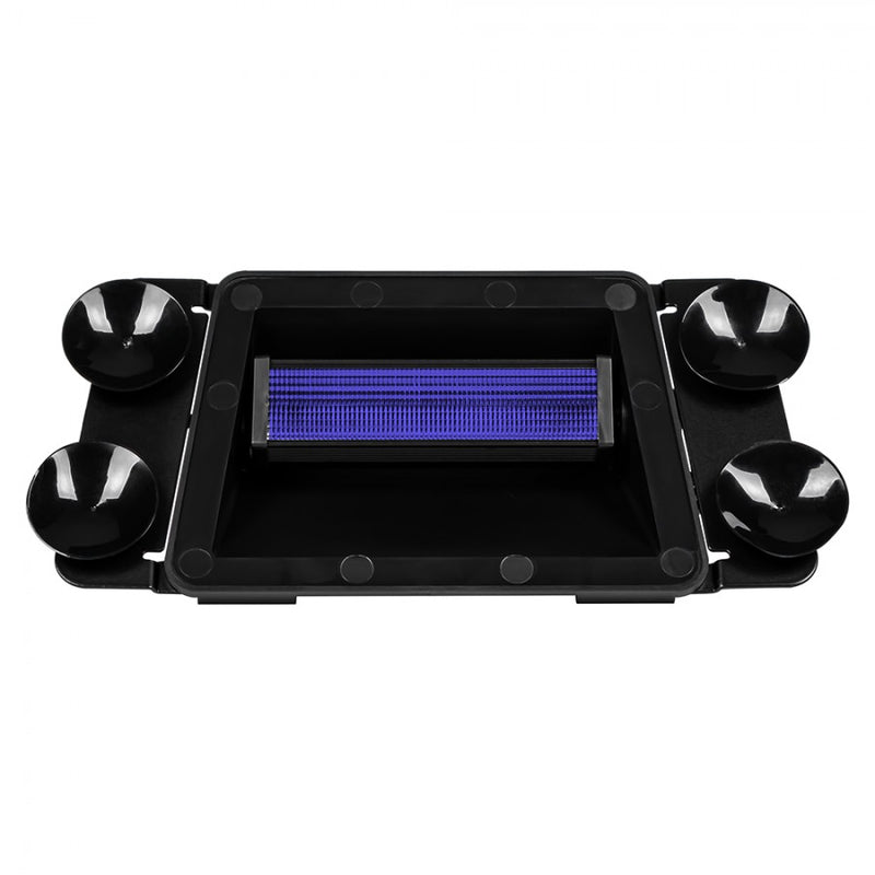 Zila 18 LED stroboskopa brīdinājuma lampa ar piesūcekņiem, 12/24 V