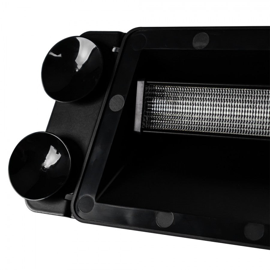 KAMAR 24 LED oranža stroboskopa brīdinājuma lampa ar piesūcekņiem, 12–24 V avārijas signālgaisma ar 3 mirgošanas režīmiem, IP65, cigarešu aizdedzinātāja pieslēgums