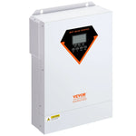 VEVOR hibrīdais saules invertors, 5500 W, tīra sinusoīda autonomais (off-grid) invertors-lādētājs, 230 V maiņstrāva, viss vienā risinājums ar iebūvētu 100 A MPPT saules uzlādes kontrolieri, atbalsta hibrīdo uzlādi no saules enerģijas un elektrotīkla.