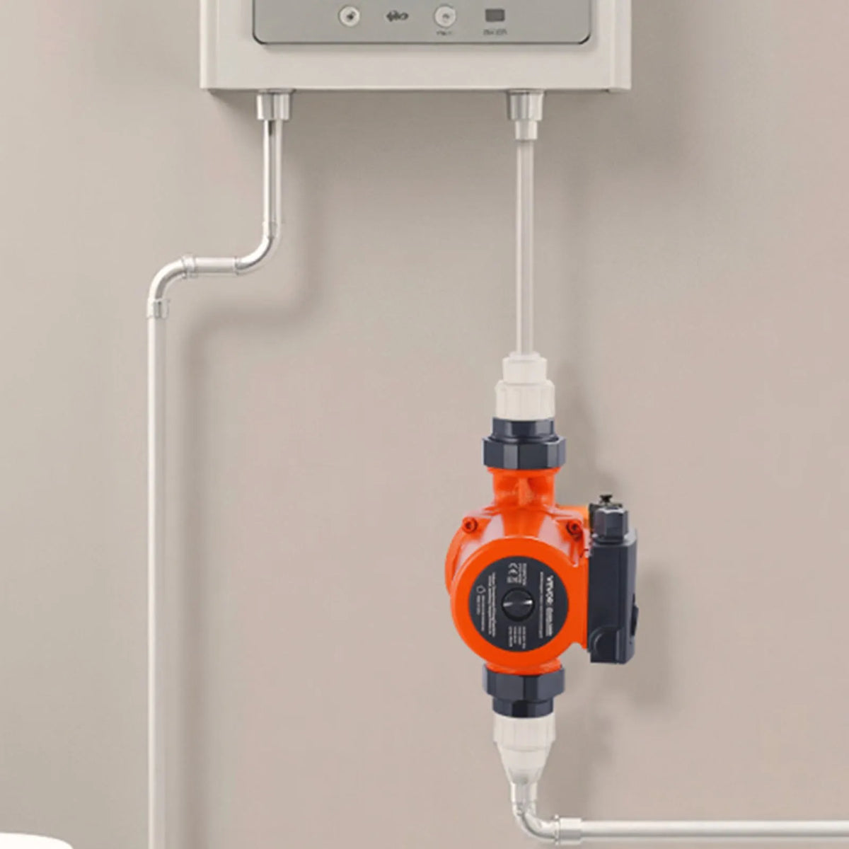 VEVOR LPS32-8S/180 čuguna cirkulācijas sūknis, jauda 0,28 kW, 220–240 V, plūsma līdz 110 l/min, karstā ūdens recirkulācijas sūknis ar vītņotu pieslēgumu, 3 ātrumu regulēšana, klusa darbība mājas apkures sistēmām