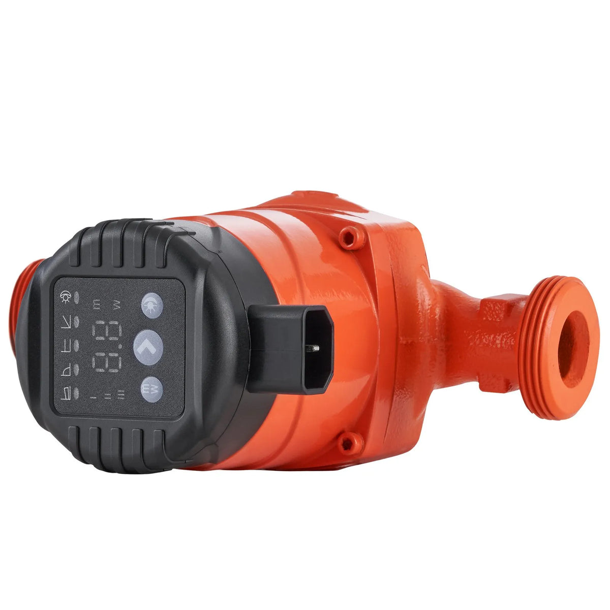 VEVOR LPS25-8BP-180 karstā ūdens cirkulācijas sūknis, 220 V, 60 W, 67 l/min, augstas efektivitātes cirkulācijas sūknis ar EMC automātisku ūdens cirkulāciju, 38 mm vītņots NPT pieslēgums, paredzēts ūdens sildītāju sistēmām