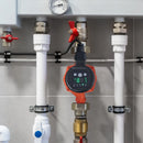 VEVOR LPS25-8BP-180 karstā ūdens cirkulācijas sūknis, 220 V, 60 W, 67 l/min, augstas efektivitātes cirkulācijas sūknis ar EMC automātisku ūdens cirkulāciju, 38 mm vītņots NPT pieslēgums, paredzēts ūdens sildītāju sistēmām