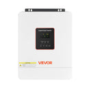 VEVOR hibrīda saules invertors 4000 W, 24 V DC uz 230 V AC, tīras sinusoīdas invertors ar lādētāju, iebūvēts 120 A MPPT saules kontrolieris un Wi-Fi modulis, vienfāzes, paredzēts svina-skābes un litija akumulatoriem autonomām sistēmām