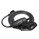 VEVOR portable EV charger, type 2, 10A, 6 m charging cable, UK 3-pin plug, IP66 waterproof, 3kW 250V (IEC 62196-2), with carrying case, CE