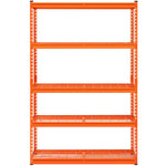 Uzglabāšanas plaukts, 5 līmeņu, 457.2 x 1219.2 x 1828.8 mm, metāla