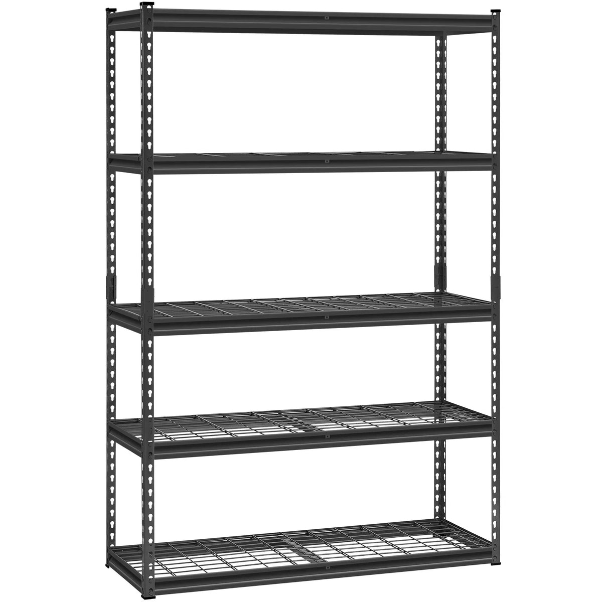 Uzglabāšanas plaukts, 5 līmeņu, 457.2 x 1219.2 x 1828.8 mm, metāla