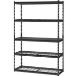 Uzglabāšanas plaukts, 5 līmeņu, 457.2 x 1219.2 x 1828.8 mm, metāla
