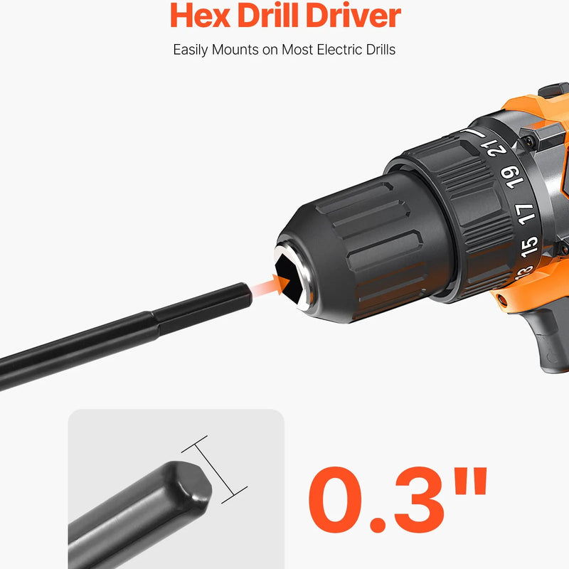 2 gab. urbja uzgaļi 300 mm un 220 mm zemes spirālveida bedrīšu rakšanai