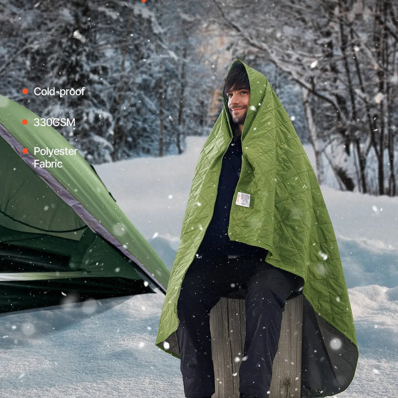 VEVOR kempinga sega 2,08 × 1,4 m, silta stadiona sega 330 g/m², āra aktivitātēm un ceļošanai