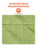 VEVOR kempinga sega 2,08 × 1,4 m, silta stadiona sega 330 g/m², āra aktivitātēm un ceļošanai