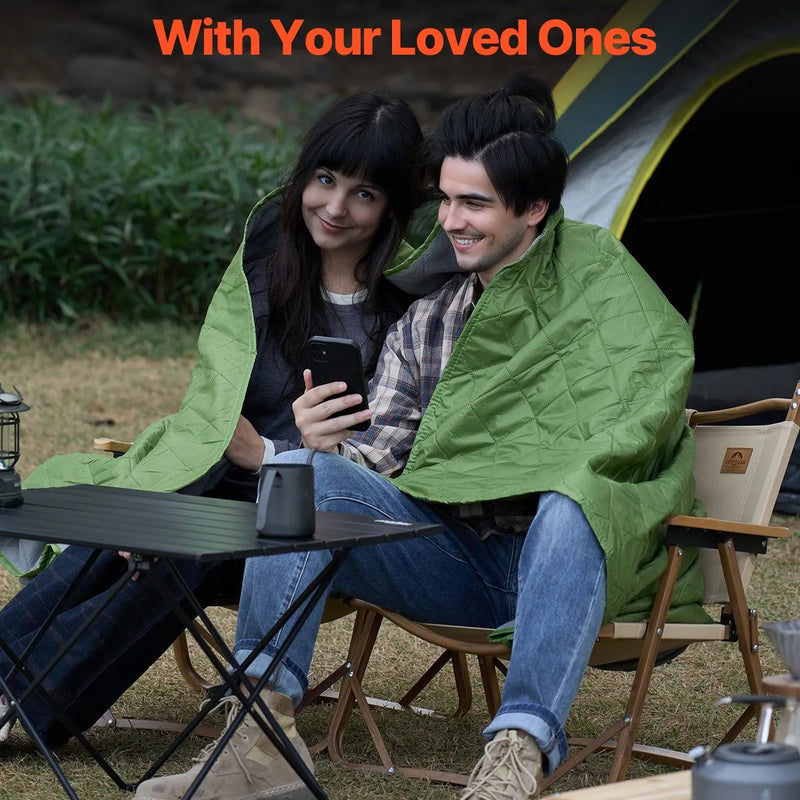 VEVOR kempinga sega 2,08 × 1,4 m, silta stadiona sega 330 g/m², āra aktivitātēm un ceļošanai