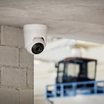 AJAX TURRETCAM 5Mp 2.8MM white 12V.For outdoor and indoor use. Powered IP security camera with 110° viewing angle