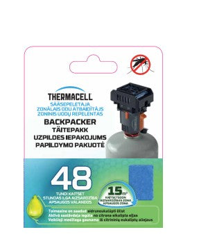 Backpacker rezerves pretodu plāksnītes 48 h