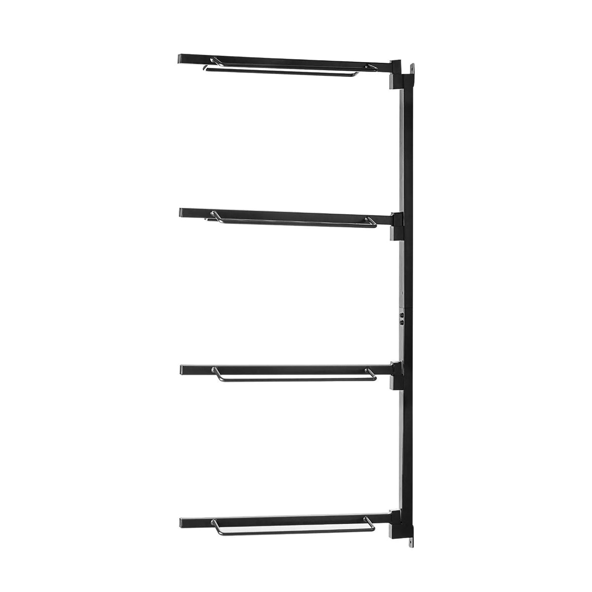 VEVOR sienas seglu statīvs 61 × 18 × 132 cm, četrpakāpju izturīgs seglu turētājs angļu un rietumu tipa segliem ar segu turētāju, stallīša un ekipējuma telpas organizācijai