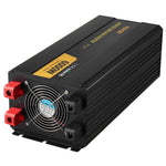 VEVOR 6000 W modificētas sinusoidālās strāvas invertors 12 V DC–230 V AC ar LCD displeju un tālvadības pulti, LED indikatoriem un ES kontaktligzdām, piemērots automašīnām, kemperiem, kravas auto, laivām, ceļošanai un kempingam