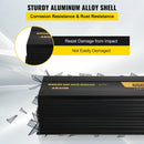 VEVOR 6000 W modificētas sinusoidālās strāvas invertors 12 V DC–230 V AC ar LCD displeju un tālvadības pulti, LED indikatoriem un ES kontaktligzdām, piemērots automašīnām, kemperiem, kravas auto, laivām, ceļošanai un kempingam