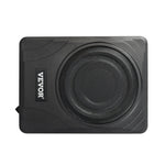 VEVOR 20 cm 300 W zem sēdekļa automašīnas subwooferis ar iebūvētu pastiprinātāju, zema profila aktīvais auto subwooferis ar High/Low Level ieejām un skaļuma regulatoru, piemērots SUV, automašīnām, kravas auto un RV