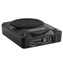 VEVOR 200 mm 800 W zem sēdekļa auto subwooferis ar iebūvētu pastiprinātāju, zema profila aktīvais zemfrekvenču skaļrunis ar augstā un zemā līmeņa ieejām un skaļuma regulatoru, piemērots SUV, automašīnām, kravas auto un kemperiem