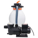 VEVOR smilšu filtra sūknis virszemes baseiniem, 400 mm, 18 000 l/h, 850 W, baseina sūkņa un filtra komplekts ar 6-virzienu daudzportu vārstu un sietiņa grozu, mājas un komerciālai lietošanai