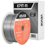 VEVOR pašekranētā pulverstieple E71T-11, Ø0,8 mm, 0,9 kg, bezgāzes MIG metināšanai, zema šļakstīšanās, piemērota visām metināšanas pozīcijām un darbam ārā