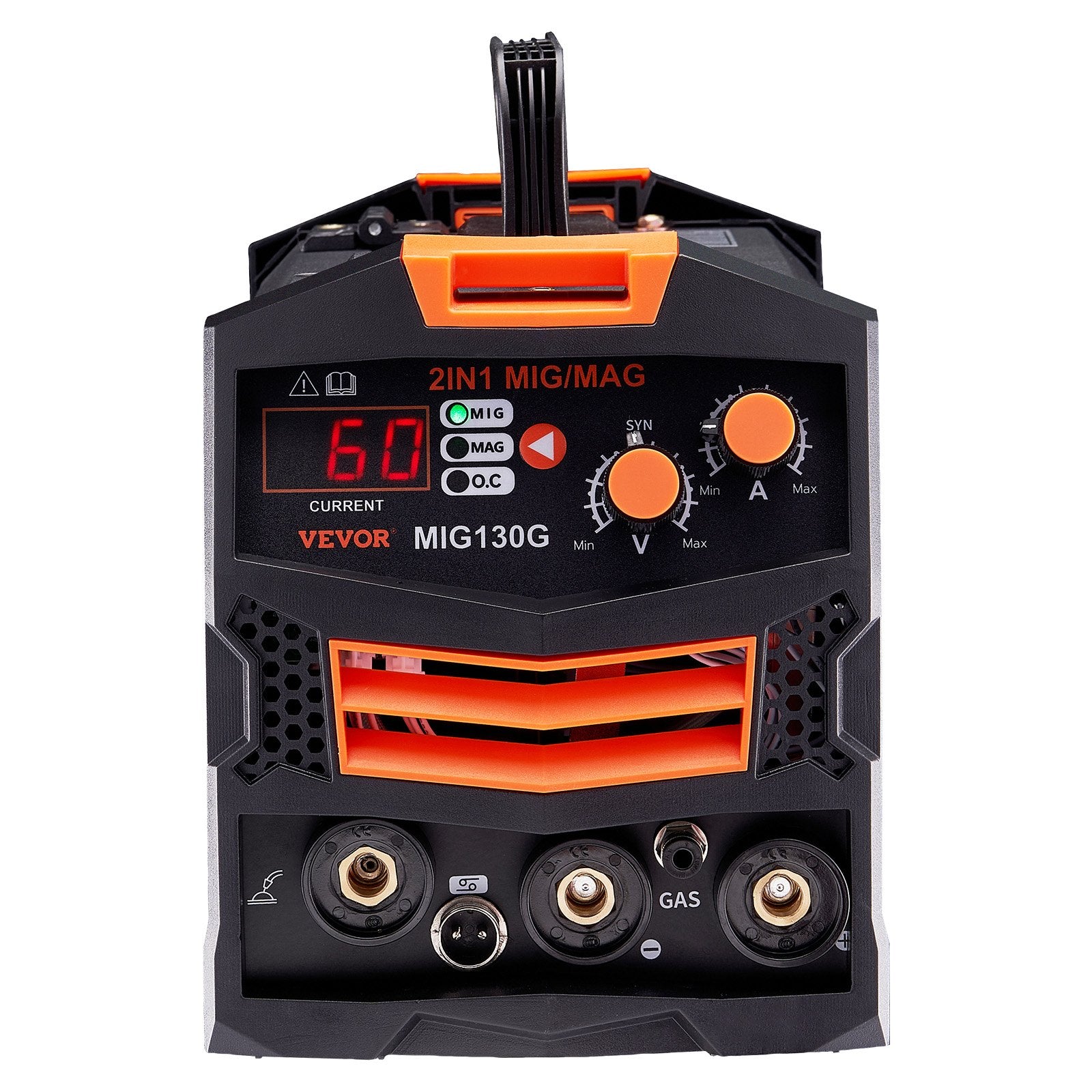 VEVOR MIG metināšanas aparāts 130 A 2-in-1 MIG/bezgāzes ar IGBT invertoru