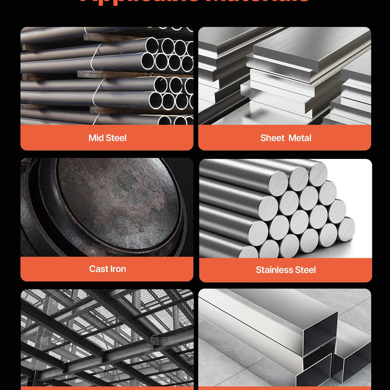 VEVOR MIG metināšanas aparāts 130 A 2-in-1 MIG/bezgāzes ar IGBT invertoru