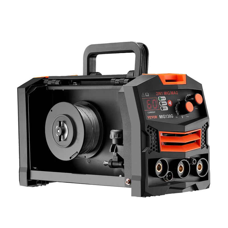 VEVOR MIG metināšanas aparāts 130 A 2-in-1 MIG/bezgāzes ar IGBT invertoru