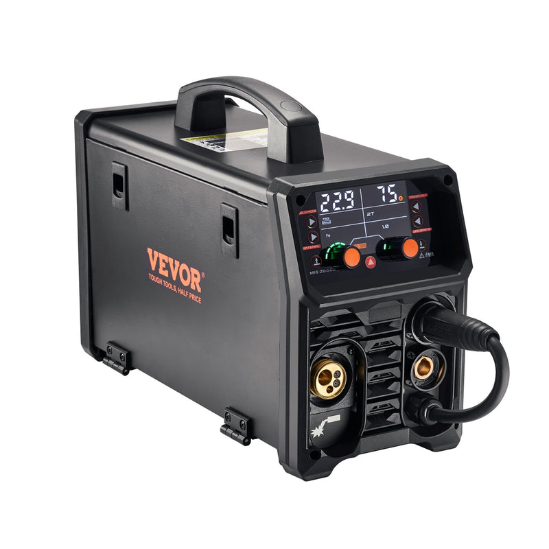 VEVOR 200 A, 5-in-1 MIG/Pluse/MMA/Lift TIG/Spool Gun, synergic